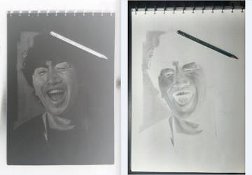 Lee Kwang Soo - invert drawing wip part 1