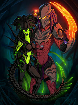 Halloween AVP Crossover