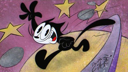 Felix the Cat IN SPACE!