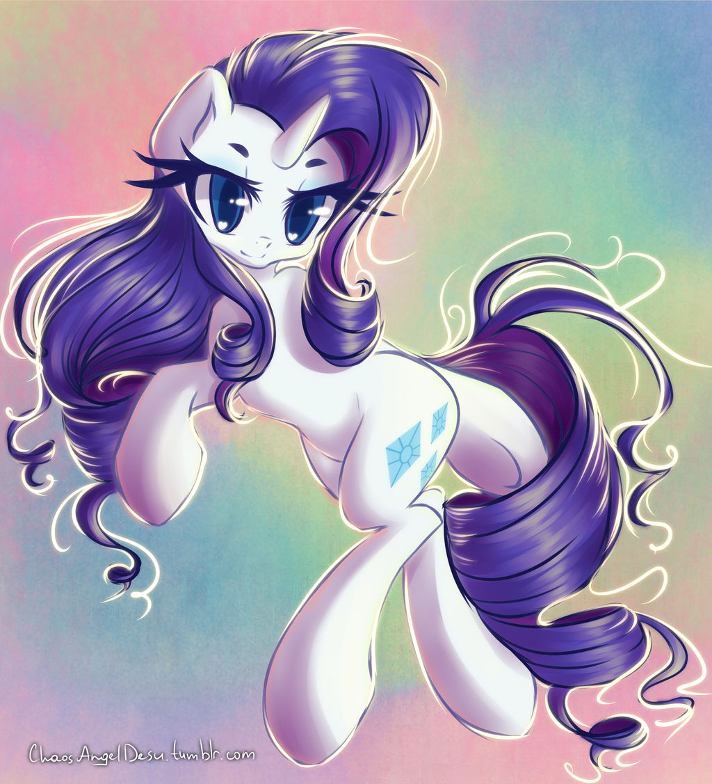 Deviantart Rarity Pony Rarity by ChaosAngelDesu on DeviantArt