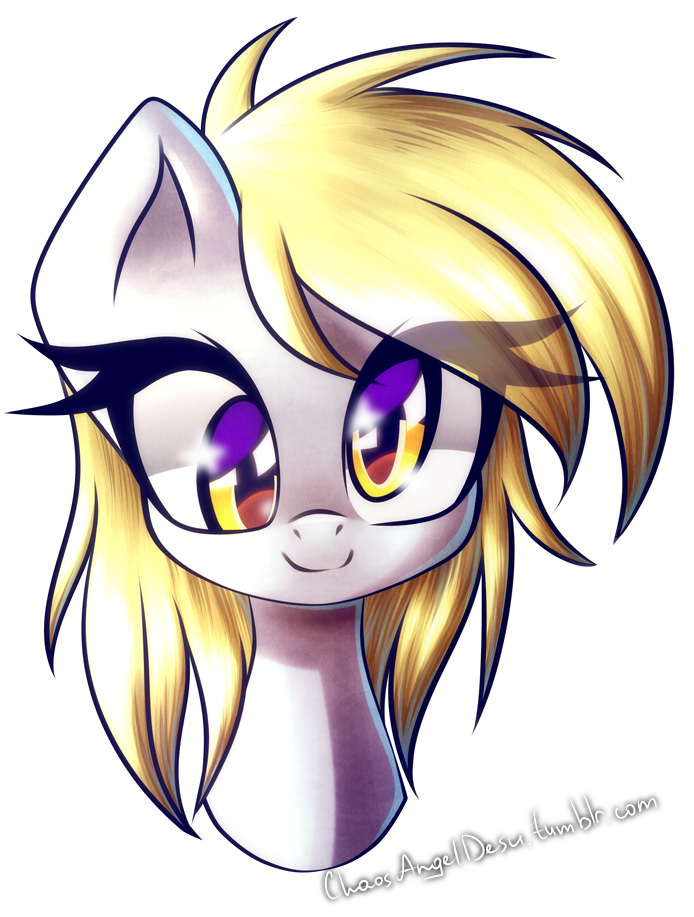 Derpy portrait by ChaosAngelDesu on DeviantArt