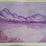 Purple landscape