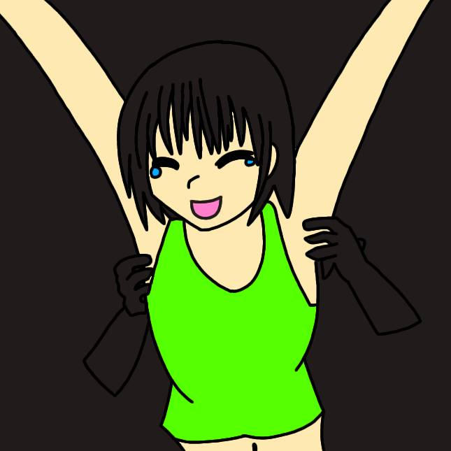 A drawing Anna Kurauchi Tickle by picudo1094 on DeviantArt