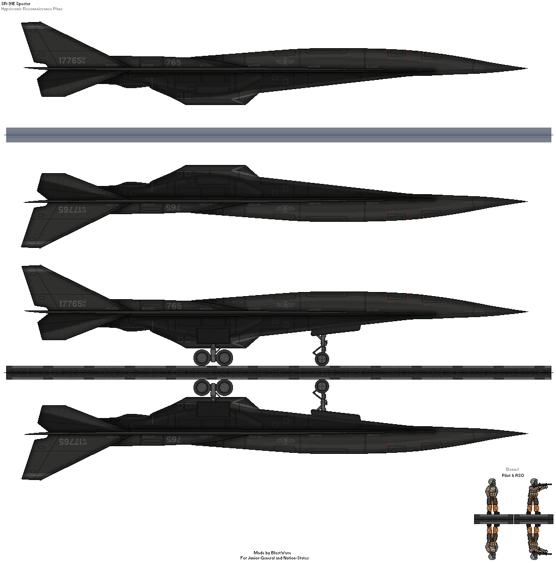 SR-91E Specter Hypersonic Reconnaissance Plane