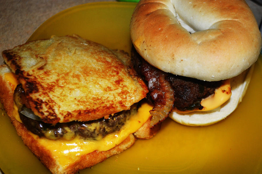 grilled cheese buger