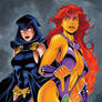 Starfire and Raven