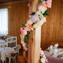 Rustic Wedding Paper Flower Decor