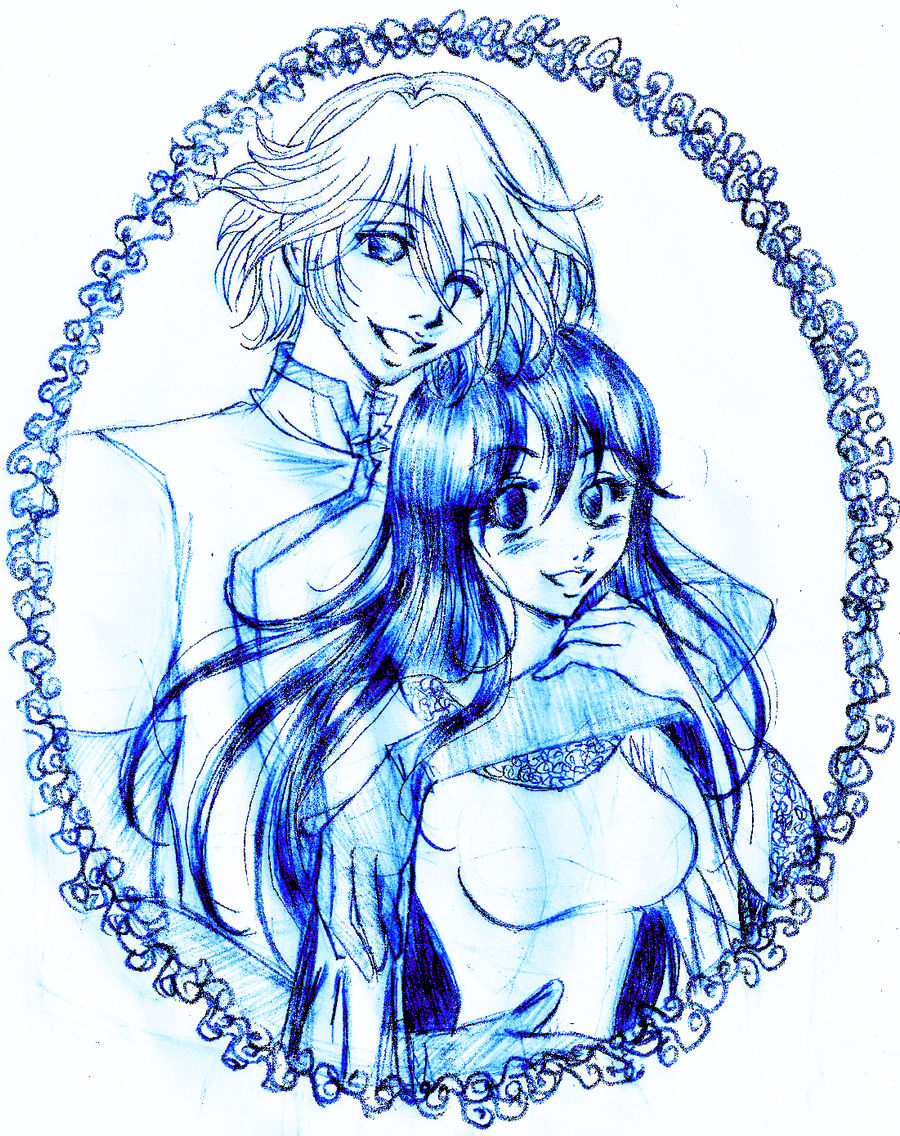 Free Sketch: Fai and Kaori