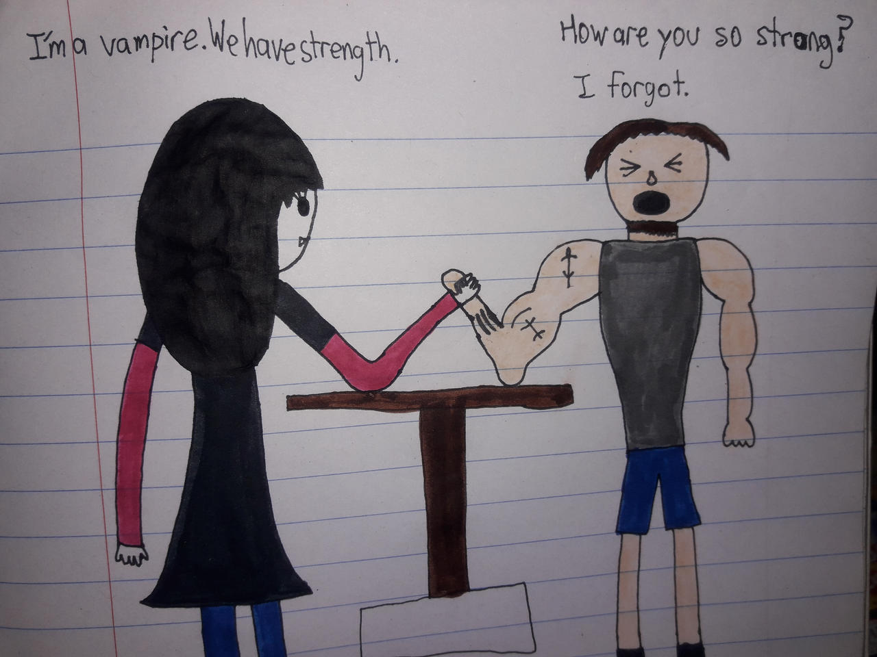 Vampire Exercise Vampire Strength by NYBPAD319 on DeviantArt