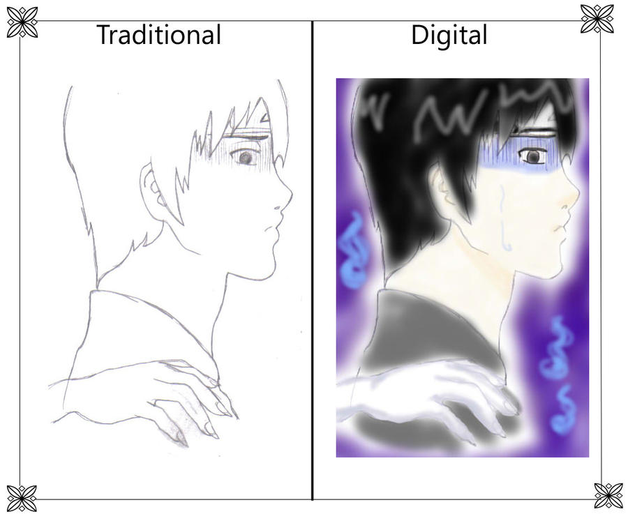 Traditional vs Digital meme by TsukiShade on DeviantArt