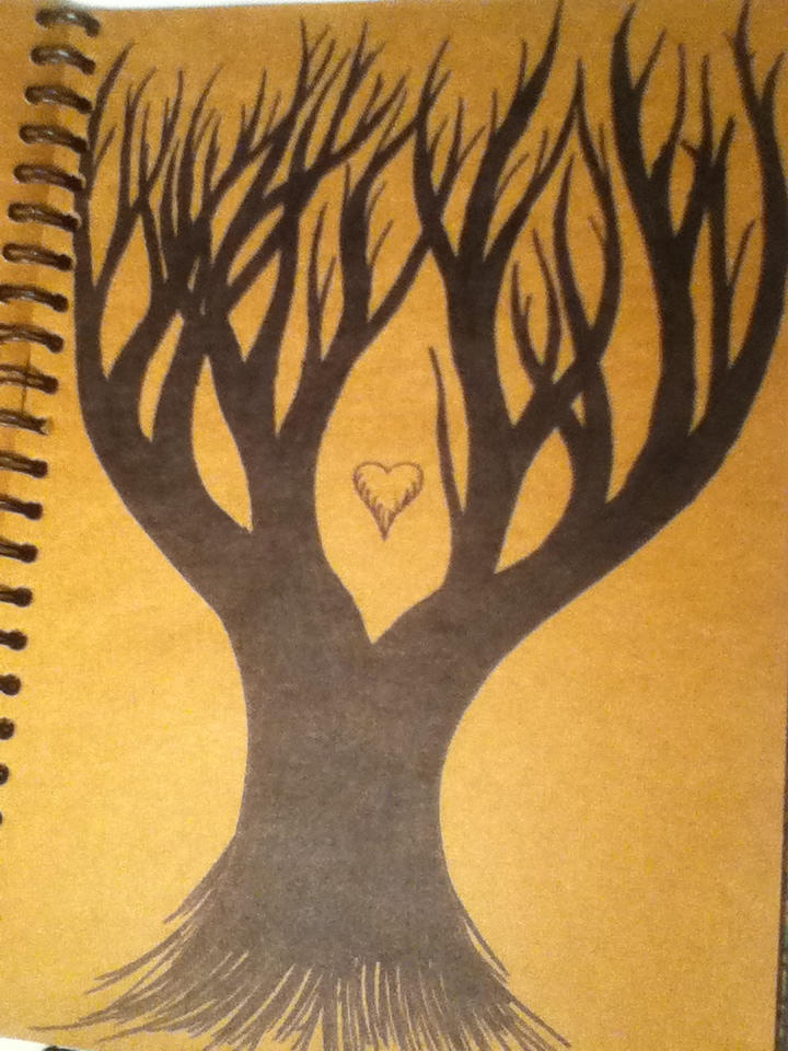 Tree Sharpie Drawing Sharpie Tree by Tala32 on DeviantArt