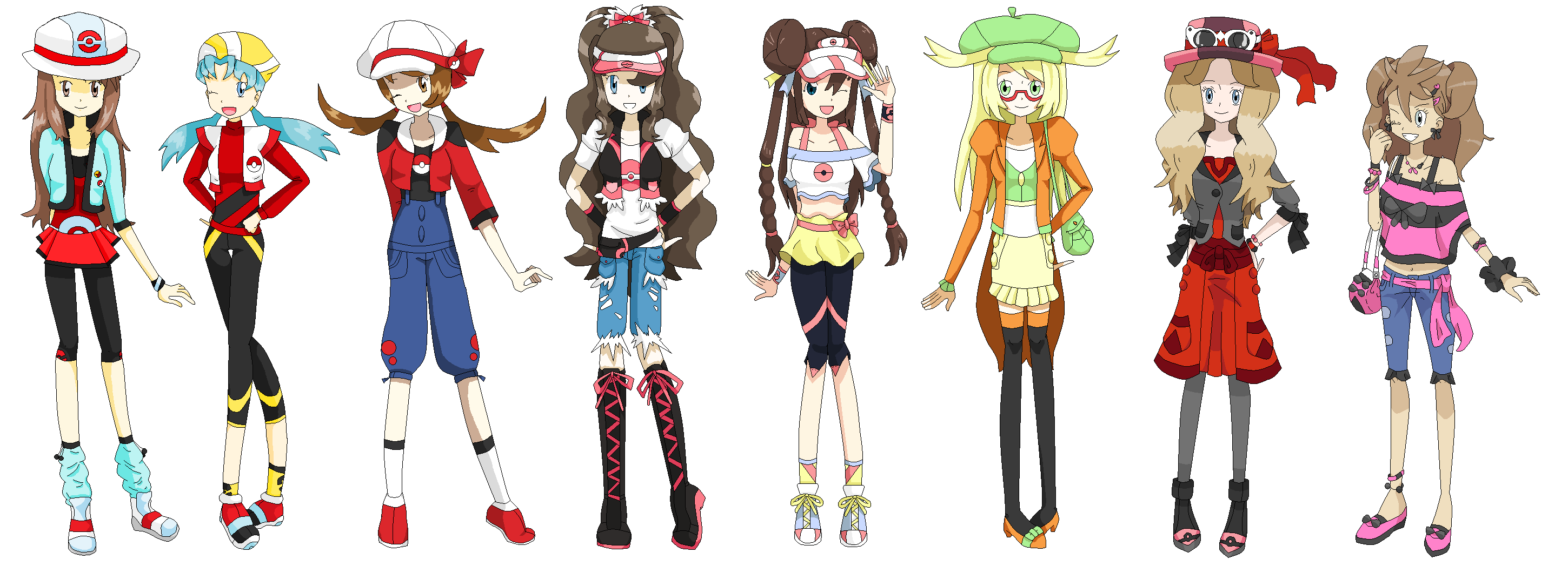 Pokemon Female Protagonist Game New Outfit by DiamondMian on DeviantArt Pokemon Female Protagonist Game New Outfit by DiamondMian on DeviantArt