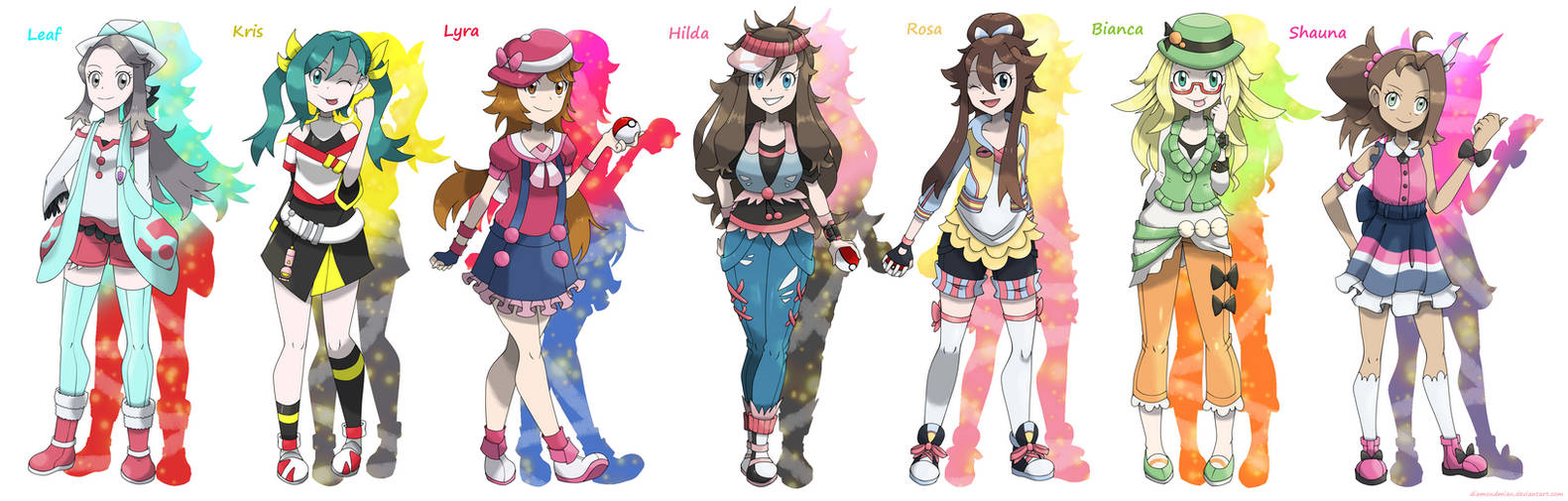 Pokegirl New Outfit Game Heroines and Rivals v.2
