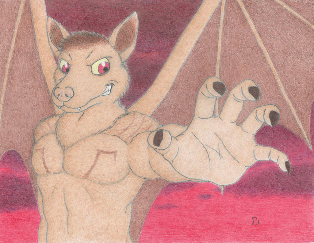 Colorful Bats Deviantart Bat Crazy (colored) by dryideabat on DeviantArt