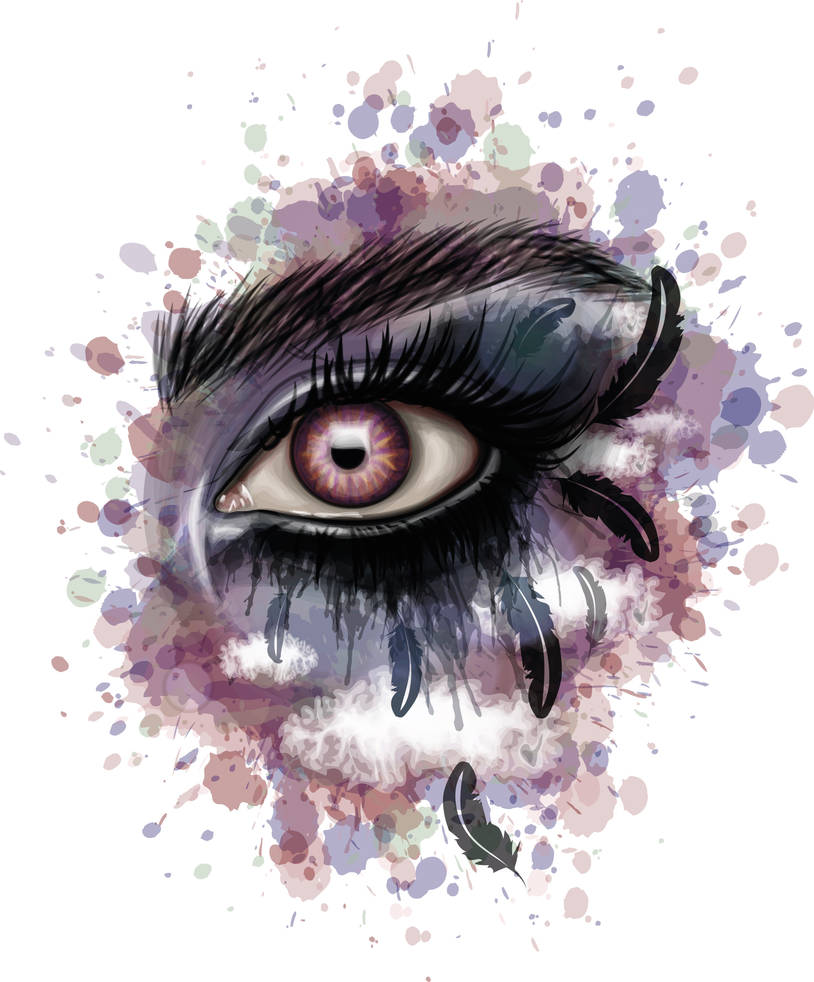 Gothic eye | Eye art by 8LouLou8 on DeviantArt