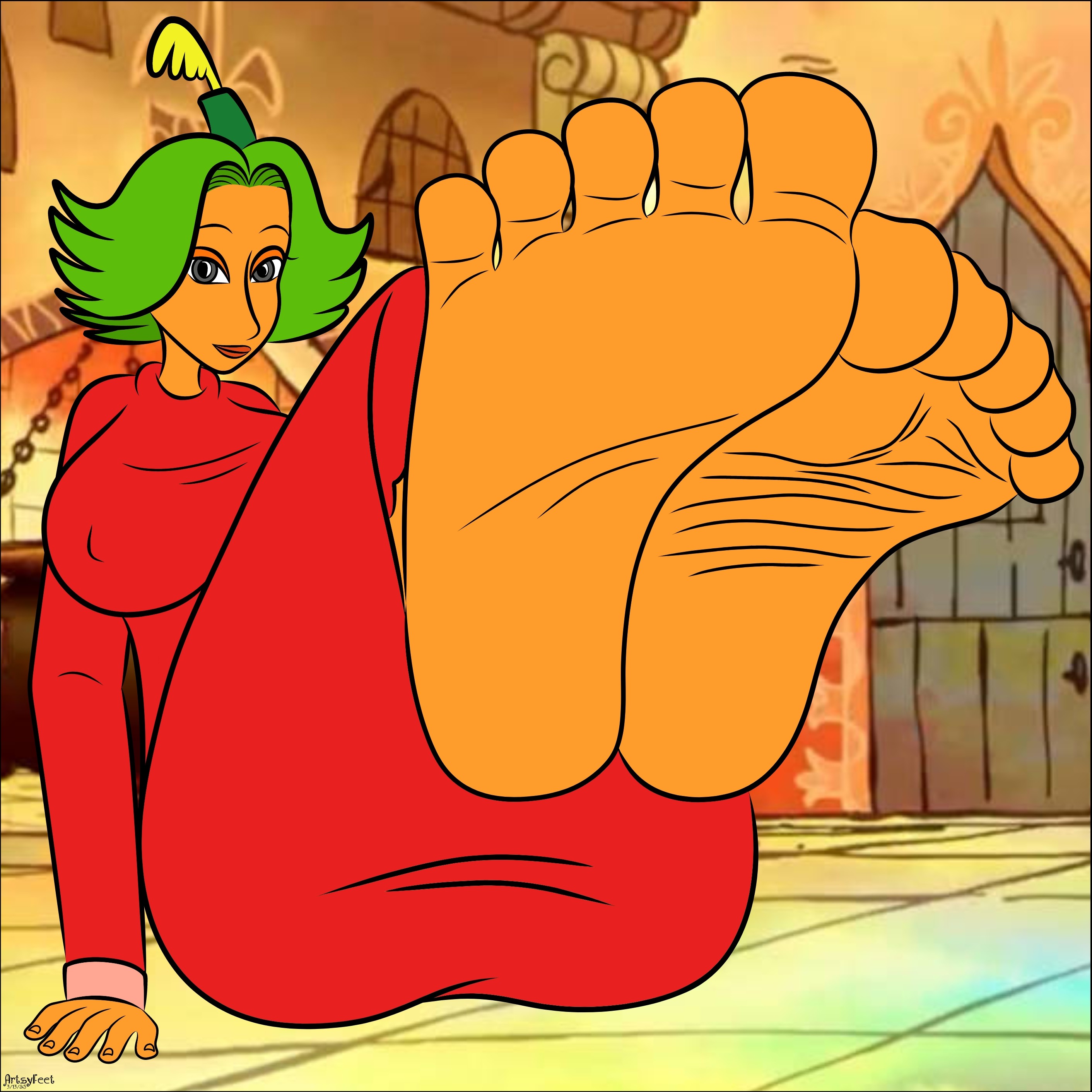Endive Deviantart Ms. Endive (Chowder, Humanized) by ArtsyFeet on DeviantArt
