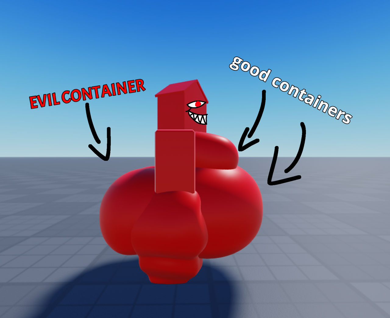 evil container by trackpadenjoyer on DeviantArt