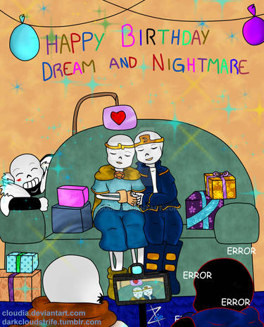 Happy Birthday Dream and Nightmare by GilGummyArt on DeviantArt