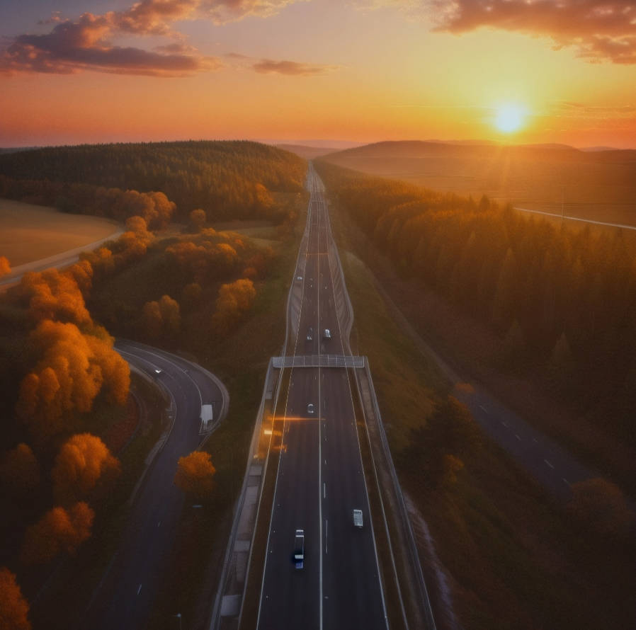 Roads in sunset by WhitewayArt on DeviantArt