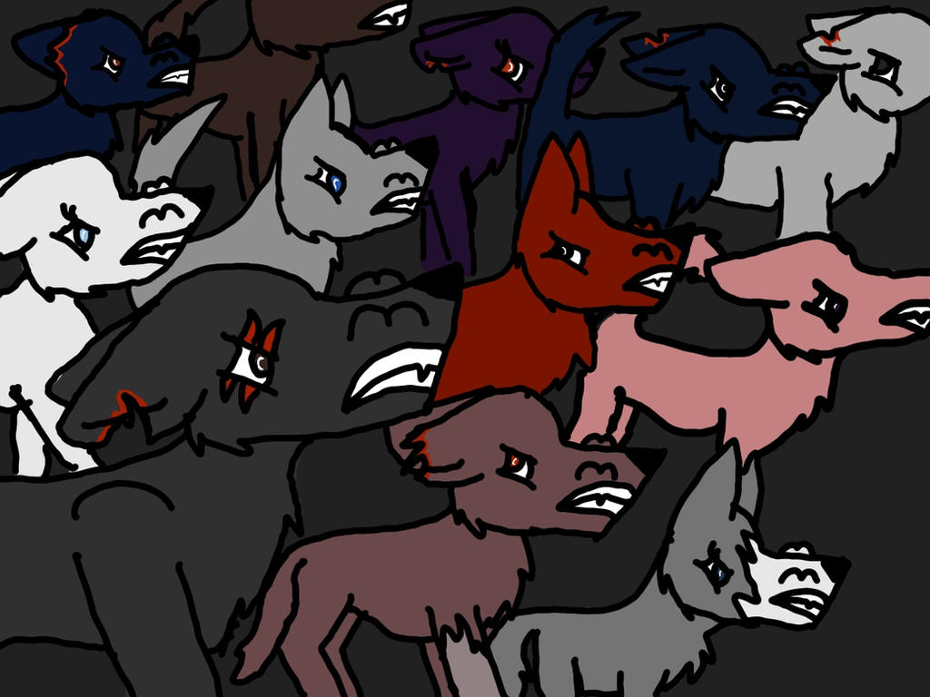 Cd Rudd Deviantart Wolfpack Wolf pack by JellyDaHamster on DeviantArt