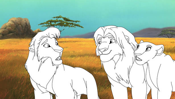 The Lion King Original Blank Render