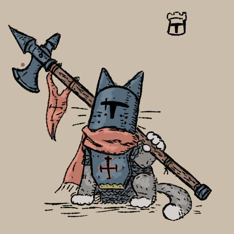 Cat+Knight by FlugerHans on DeviantArt