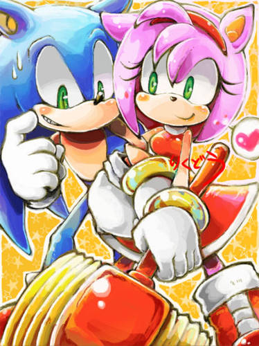 Amy and Sonic by Forever-Yours-Angel on DeviantArt