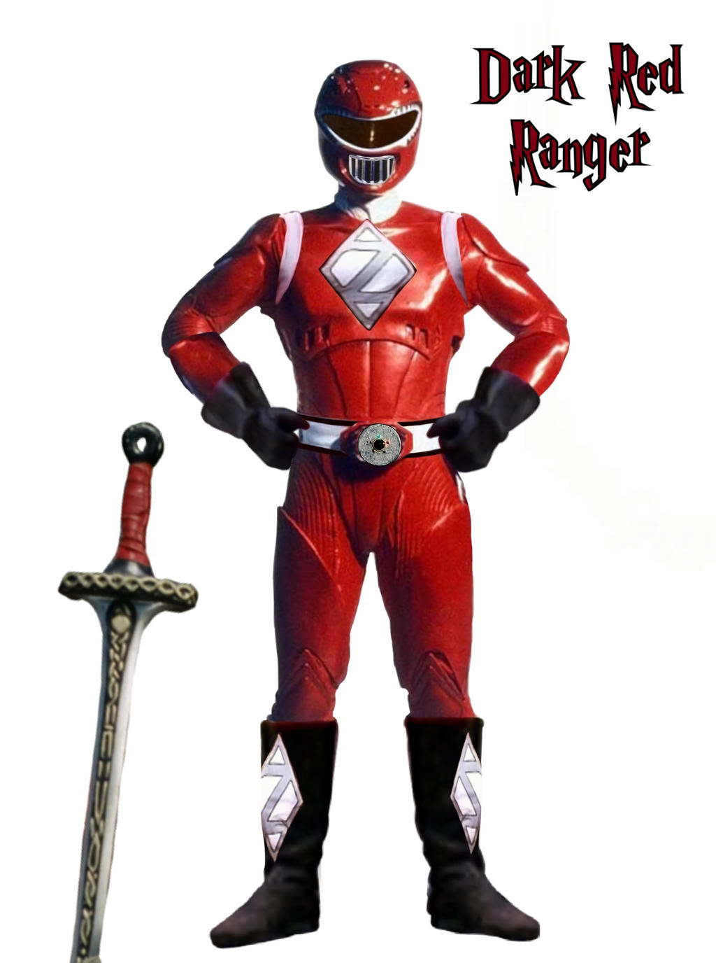 Dark Red Ranger by everyfaces on DeviantArt