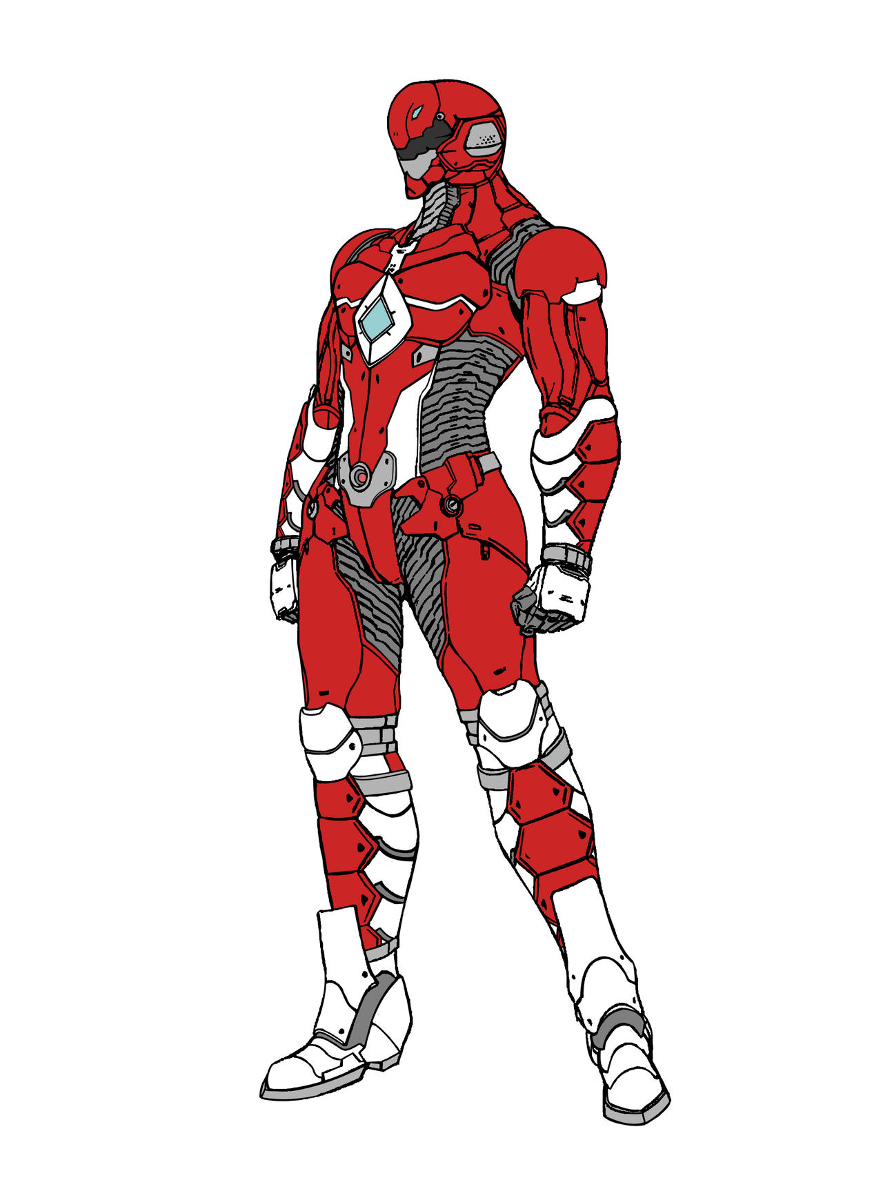 Red Ranter Layout Red Ranger RE: by everyfaces on DeviantArt