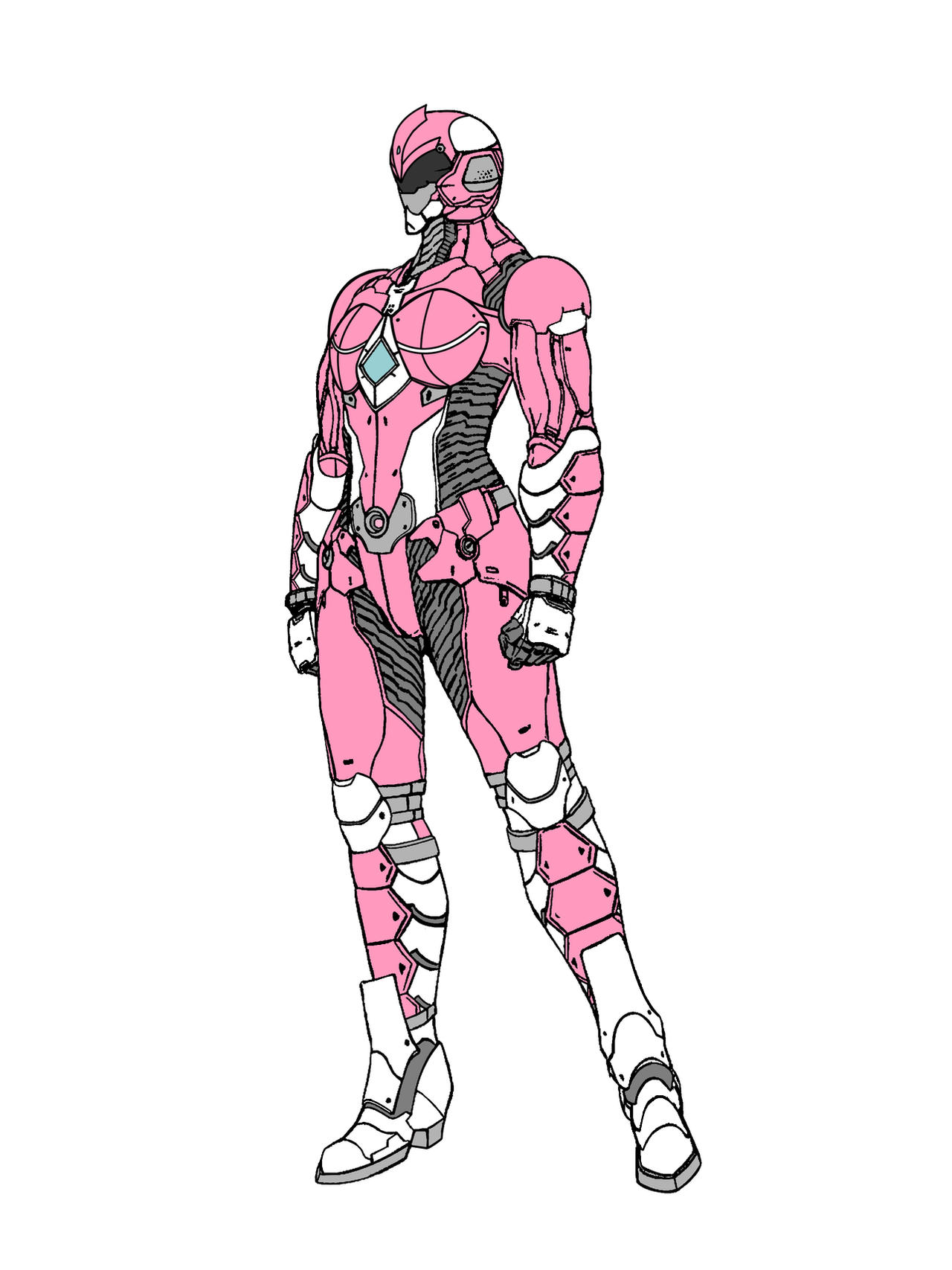 Pink Ranger Tg Pink Ranger RE: by everyfaces on DeviantArt