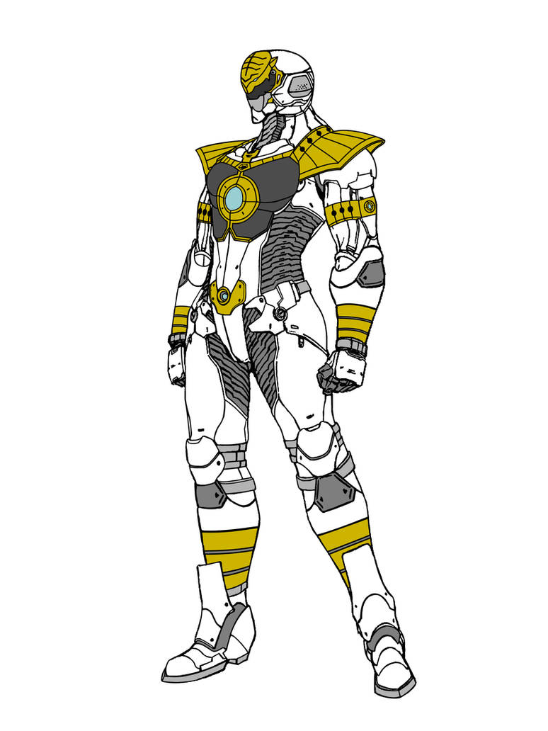 White Ranger RE: by everyfaces on DeviantArt