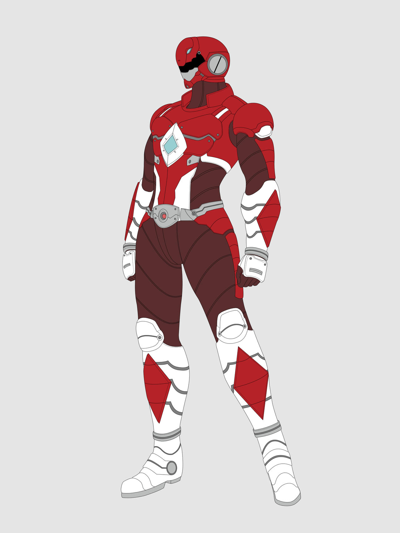 Red Ranger RE2 by everyfaces on DeviantArt