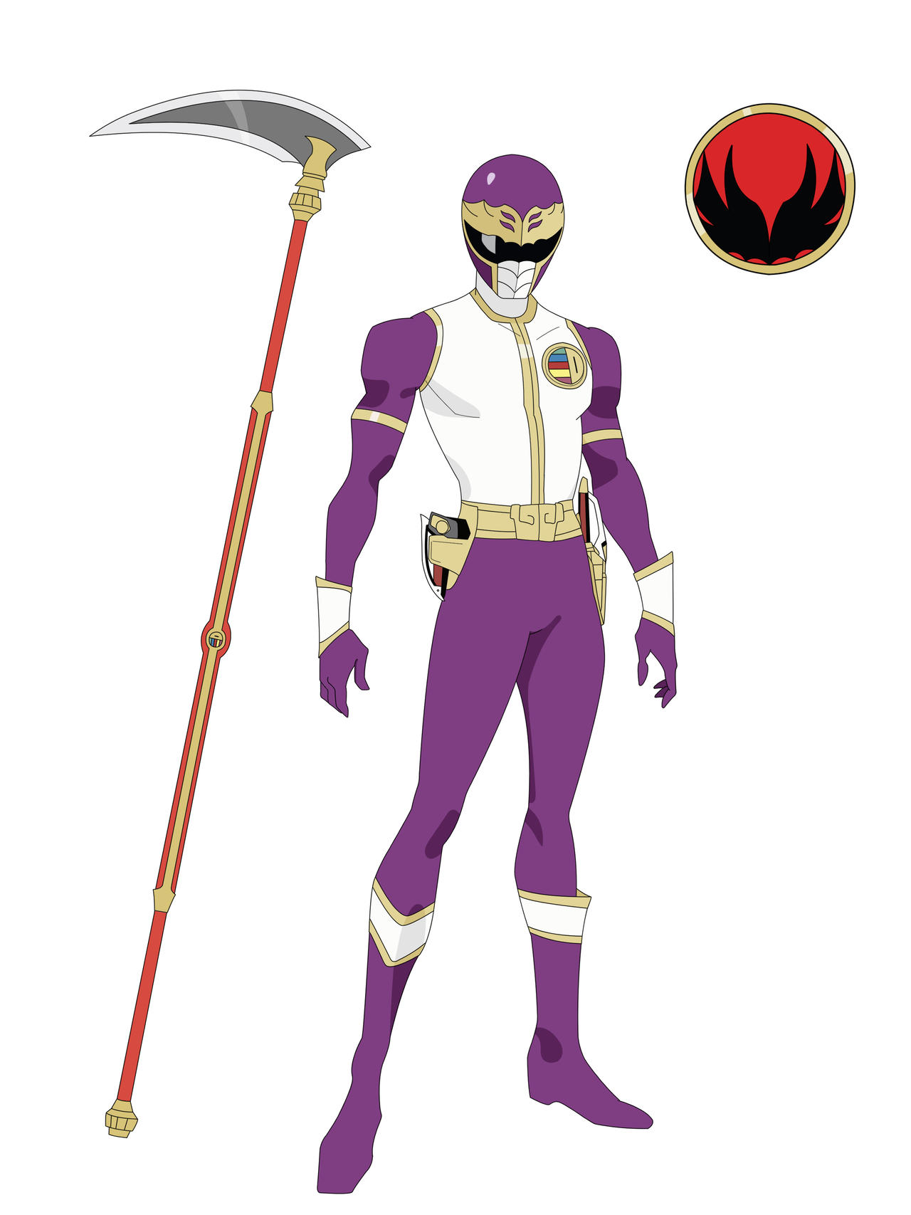 Purple Rpm Ranger Purple Squadron Ranger by everyfaces on DeviantArt