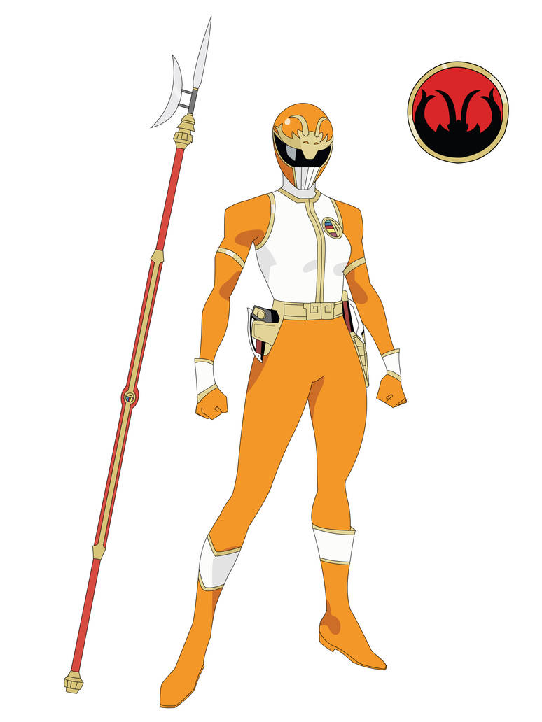 Orange Squadron Ranger by everyfaces on DeviantArt