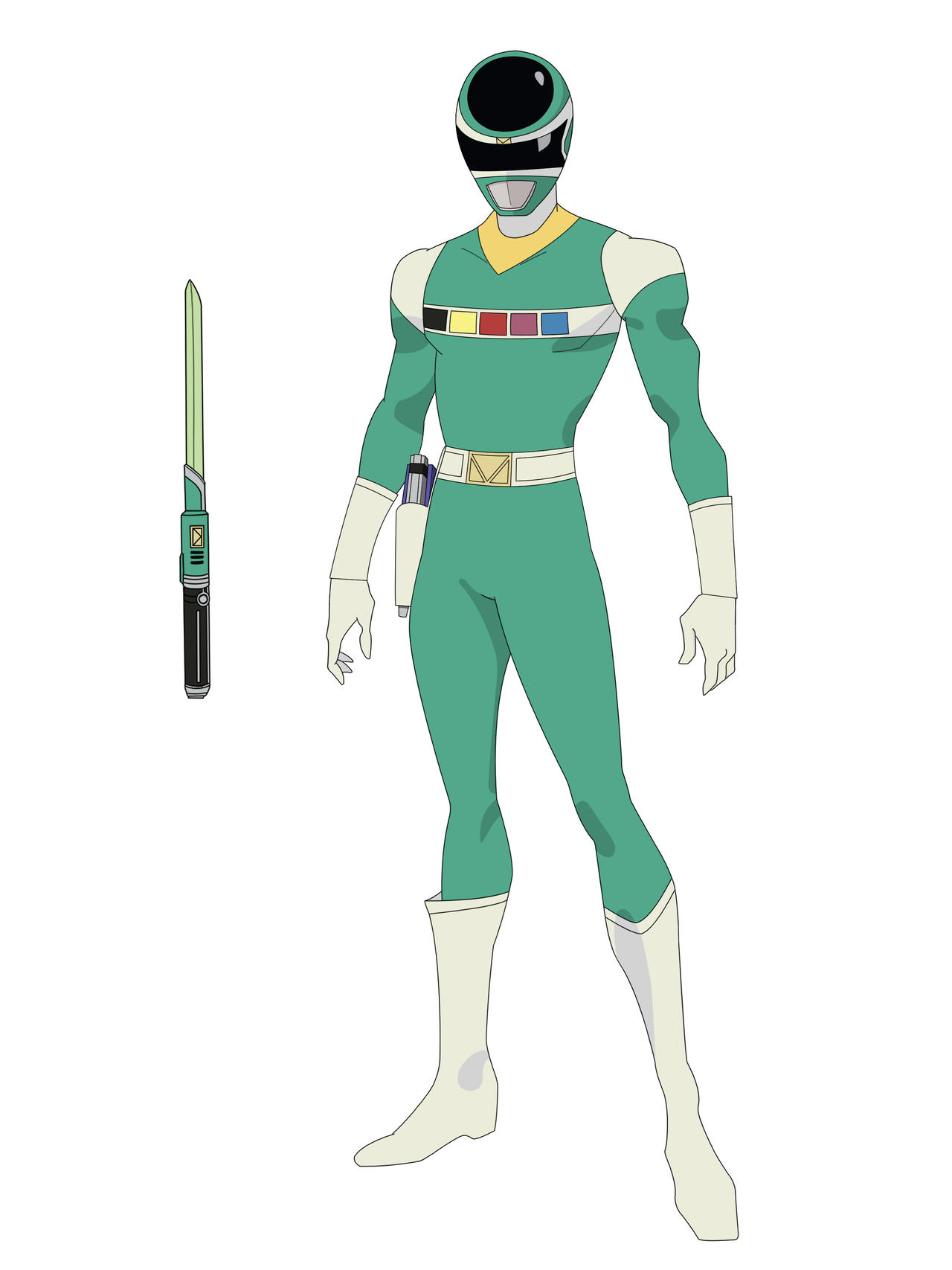 Green Space Ranger by everyfaces on DeviantArt