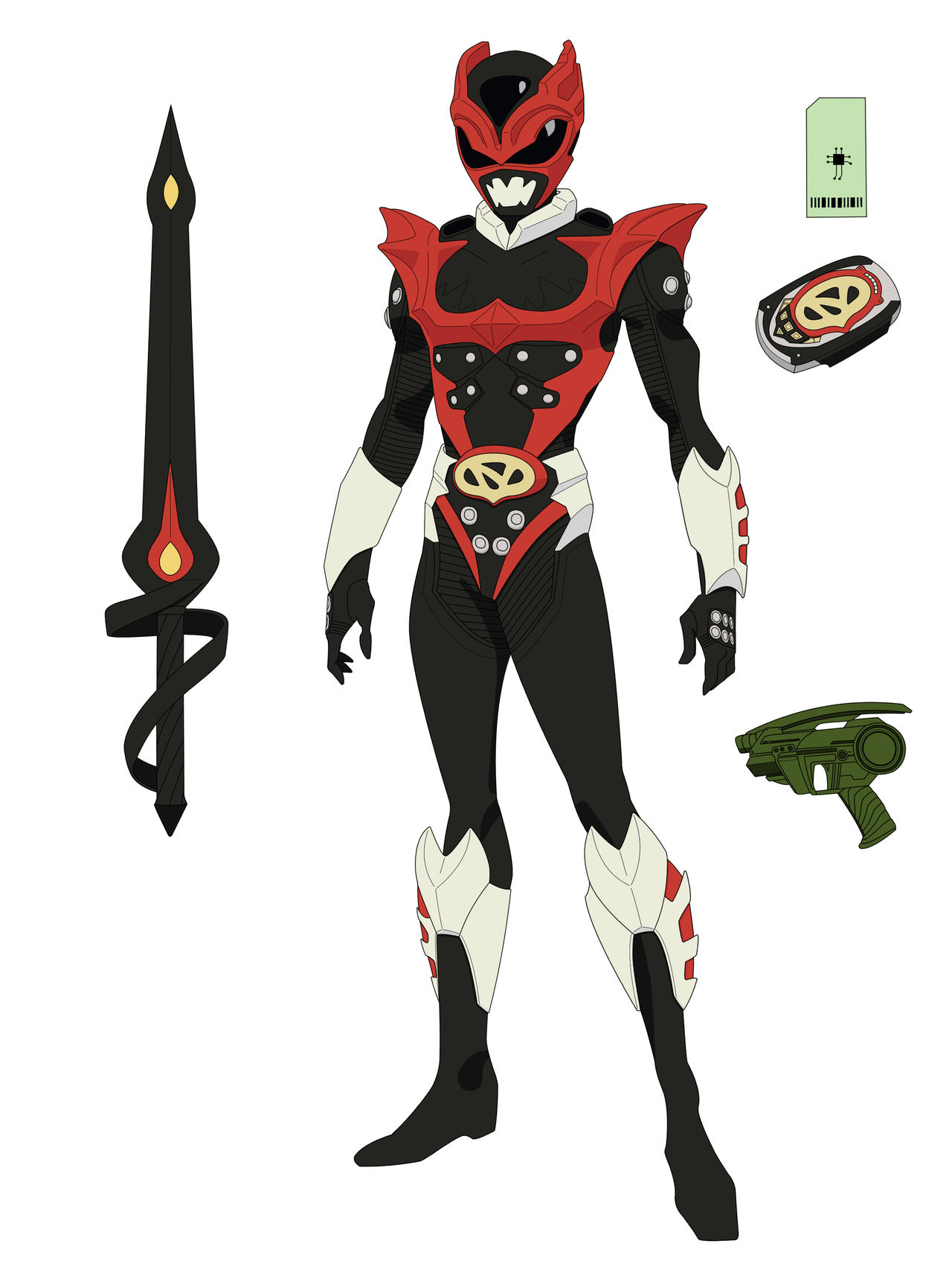 Red Psycho Ranger by everyfaces on DeviantArt