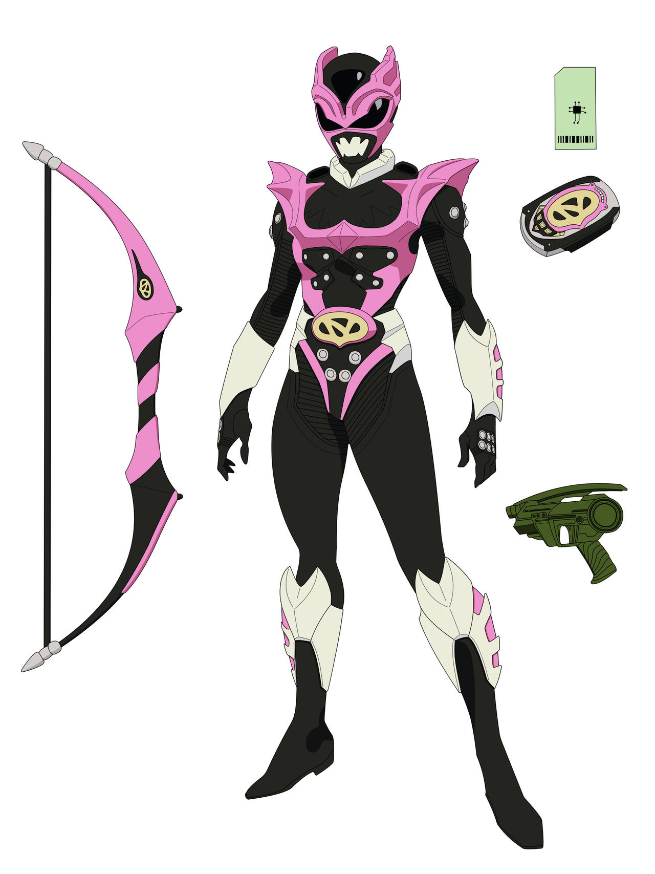 Pink Psycho Ranger by everyfaces on DeviantArt