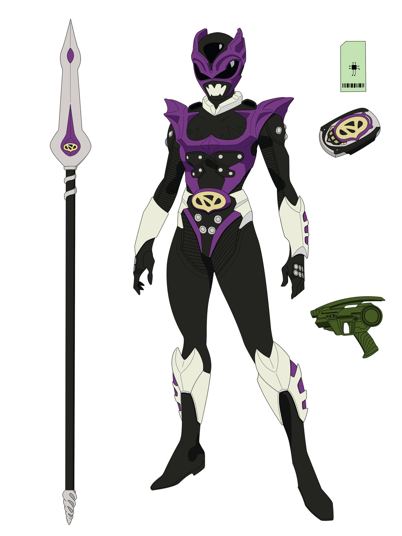 Purple Psycho Ranger by everyfaces on DeviantArt