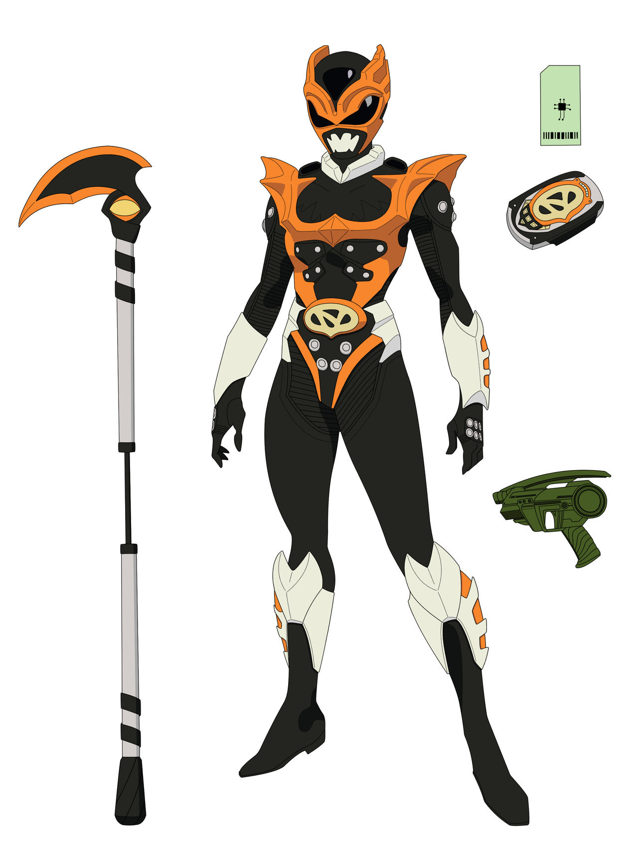 Orange Psycho Ranger by everyfaces on DeviantArt