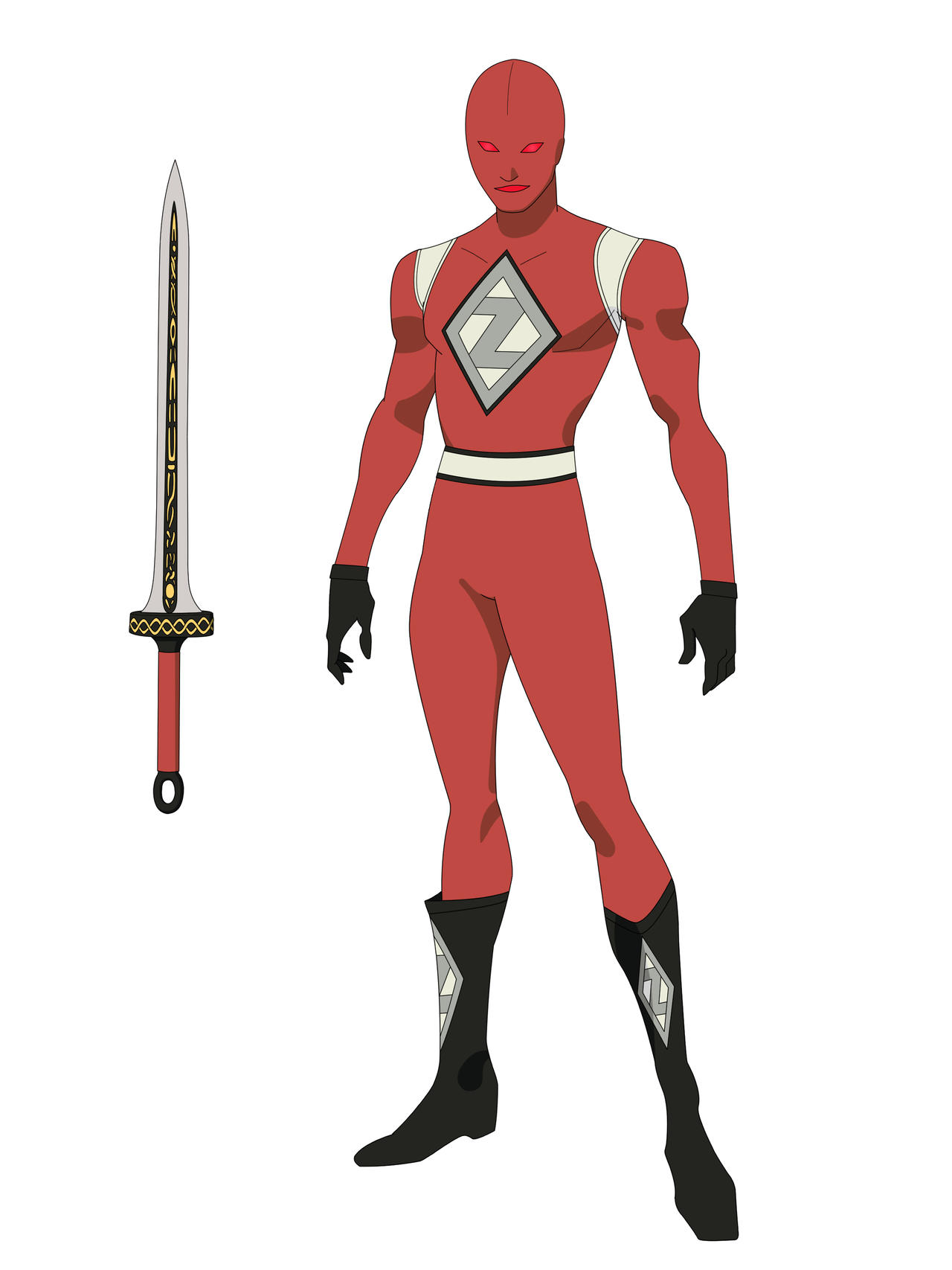 Is Dark Red Ranga Red Dark Ranger (TV) by everyfaces on DeviantArt