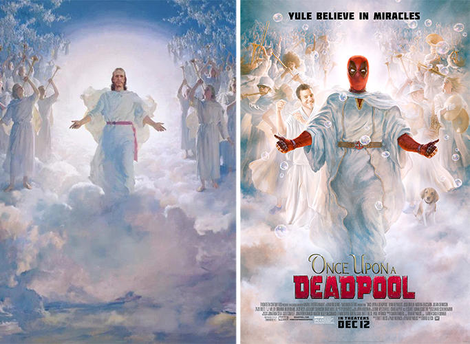 Deadpool and JesusbyHarryAnderson by JimPinkoski on DeviantArt