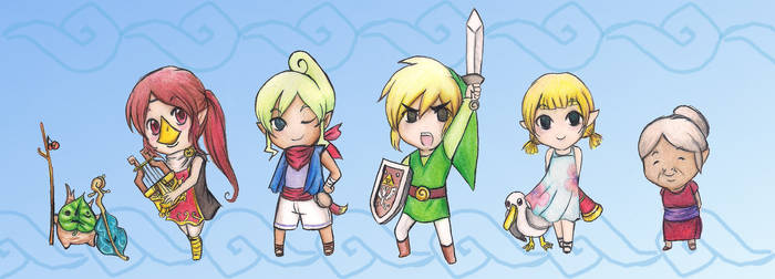 Wind Waker Chibi Set