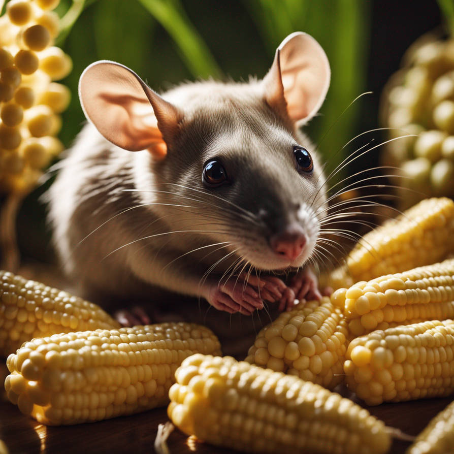 Do Rats Eat Corn Rat Eatting Corn by MyuutsuuSevii on DeviantArt
