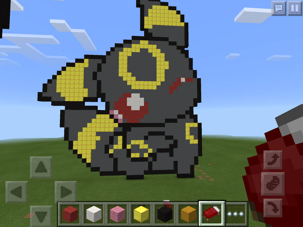 Cute chibi pixel art umbreon (minecraft) by littlejim03 on DeviantArt