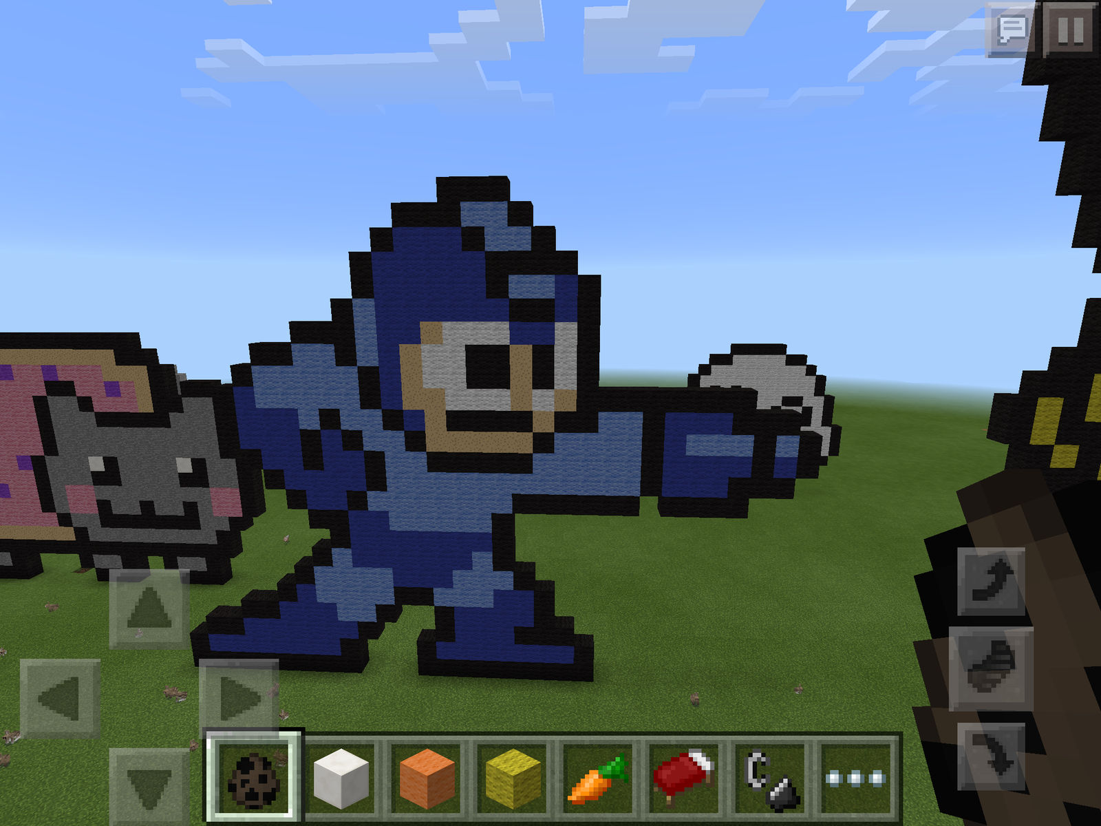 Pixel Art Mega Man Minecraft P E By Littlejim03 On Deviantart