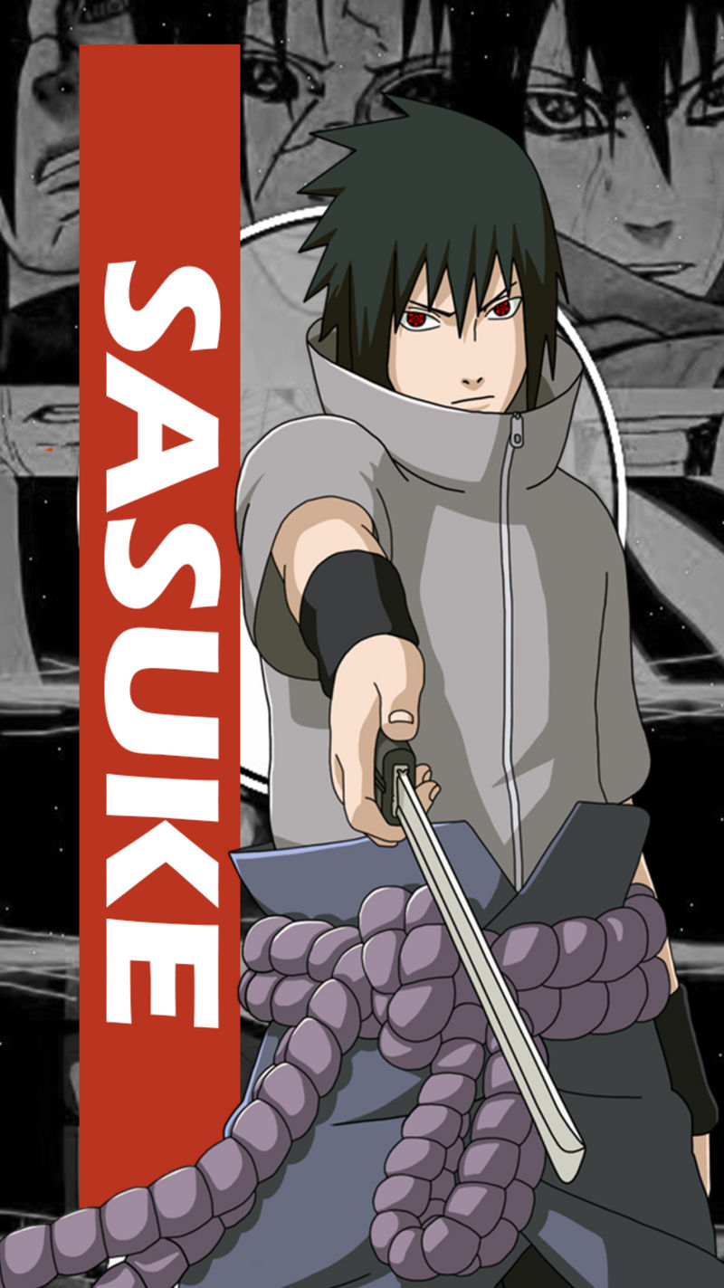 Sasuke Uchiha Poster, Exclusive Art, Naruto Shippuden