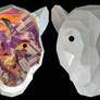 Panther Mask (low-polygon)