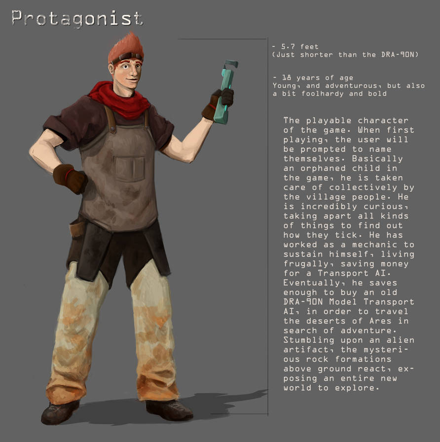 Protagonist by Opkluu on DeviantArt