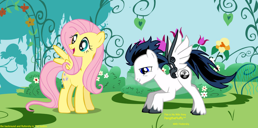 my OC with Fluttershy