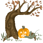 Pumpkin and Tree FREE TO USE page decoration! by Lukia26